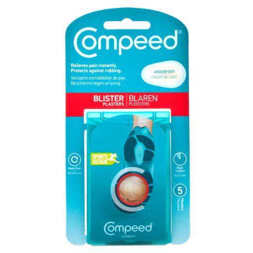 Compeed Επιθέματα Για Φουσκάλες στο Κάτω Μέρος από το Πέλμα 5τμχ