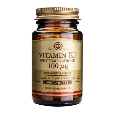 Solgar Vitamin Κ1 100mcg 100tabs